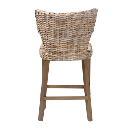 bali & pari - Enver Counter Stool in Kubu Grey/Rustic Taupe - Enver-Grey Natural-CS view 4