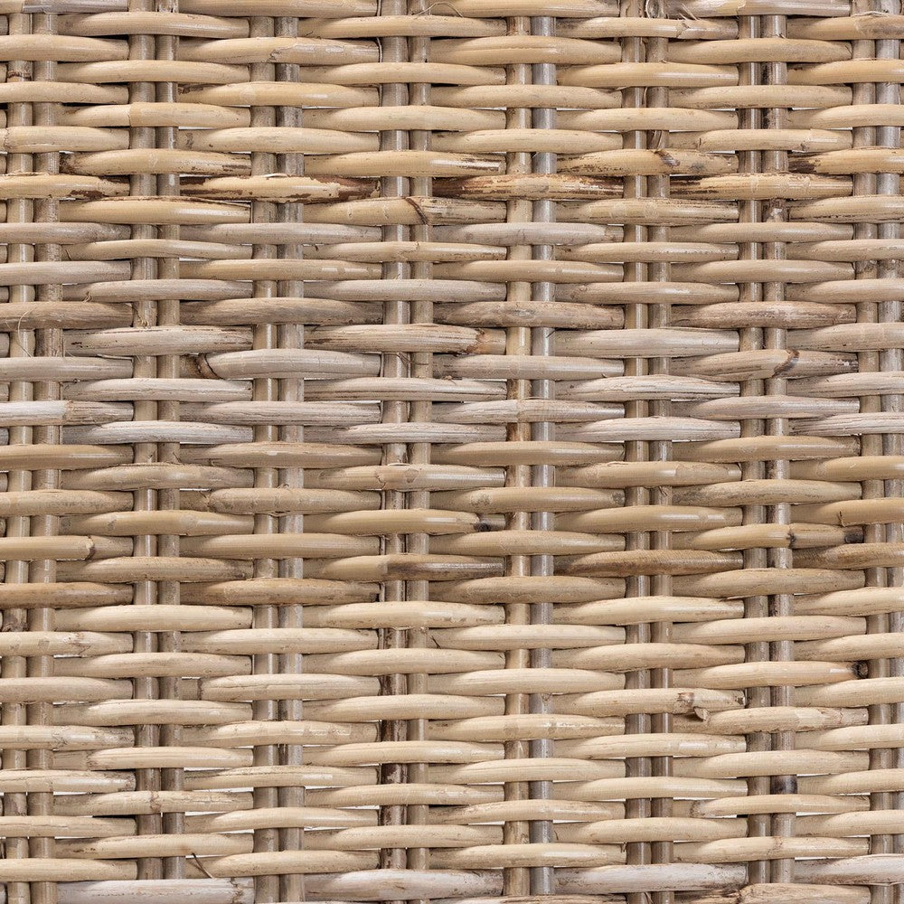 bali & pari - Enver Dining Chair in Greywashed/Brown - Enver-Grey Natural Rattan-DC view 7