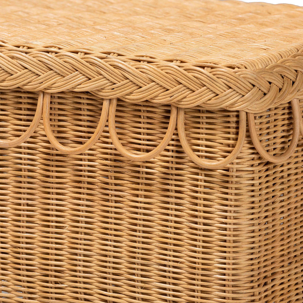 bali & pari - Erla Bench in Light Honey - Indiana-Light Honey Rattan-Bench view 4