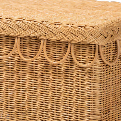 bali & pari - Erla Bench in Light Honey - Indiana-Light Honey Rattan-Bench view 4