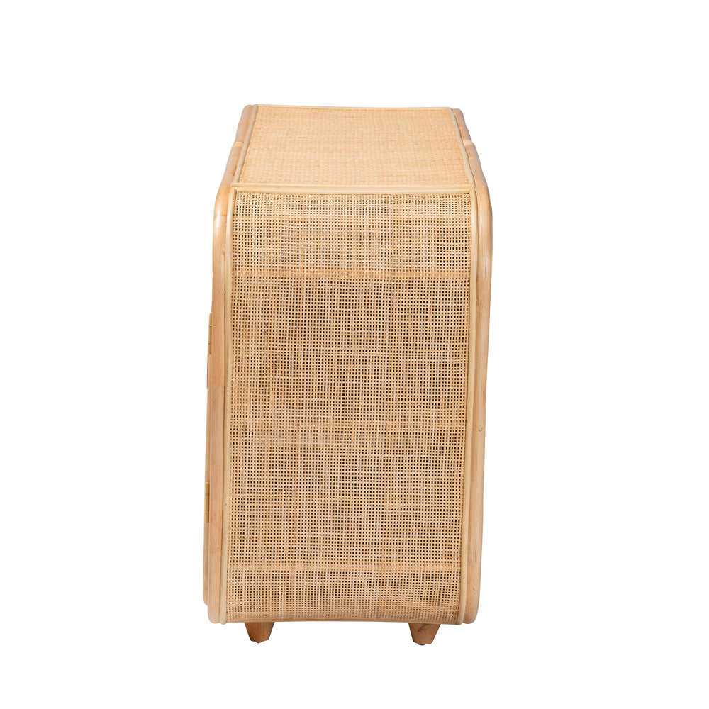 bali & pari - Evania Storage Cabinet in Natural - WS061-B-Natural Rattan-Cabinet view 4