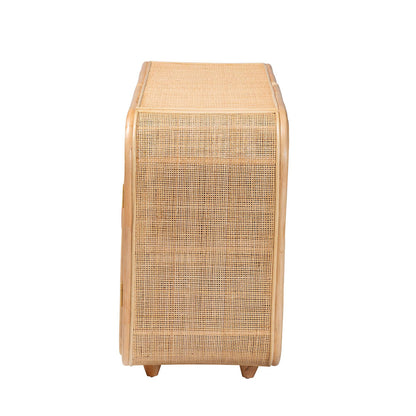 bali & pari - Evania Storage Cabinet in Natural - WS061-B-Natural Rattan-Cabinet view 4