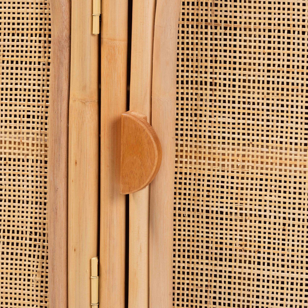 bali & pari - Evania Storage Cabinet in Natural - WS061-B-Natural Rattan-Cabinet view 5