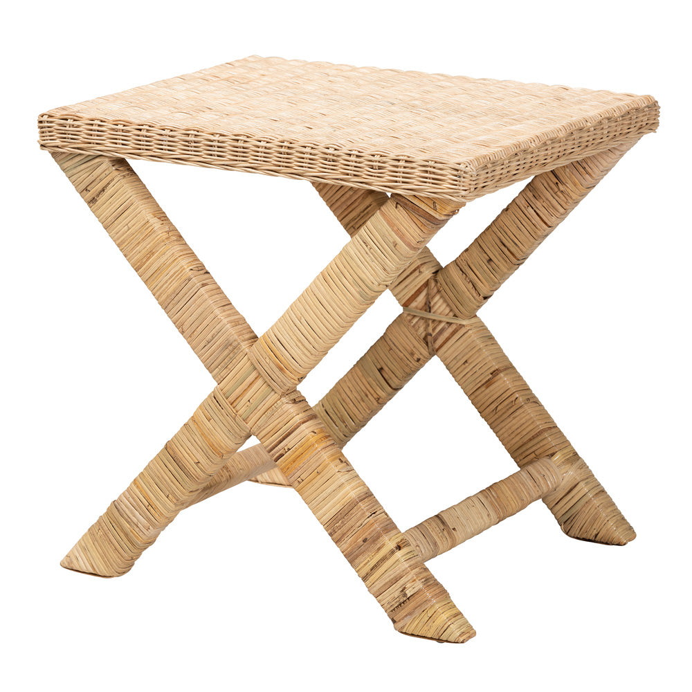bali & pari - Farica Bench in Natural Brown - DC9050-Rattan-Bench view 1