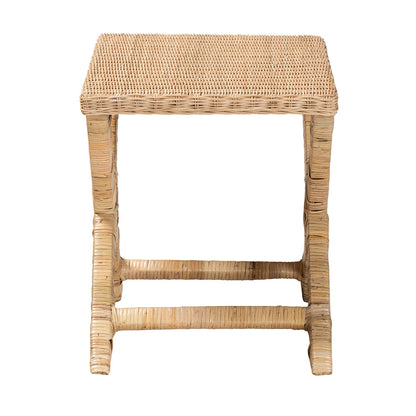 bali & pari - Farica Bench in Natural Brown - DC9050-Rattan-Bench view 3