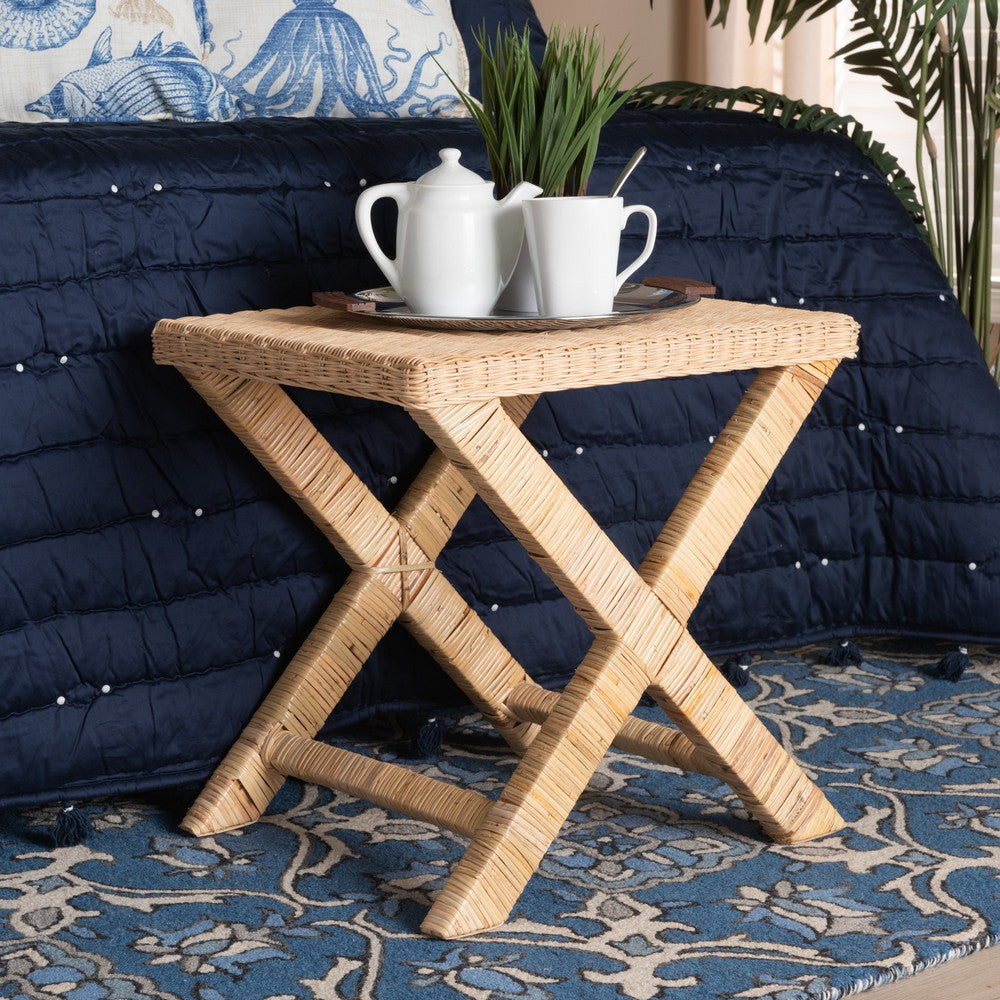 bali & pari - Farica Bench in Natural Brown - DC9050-Rattan-Bench view 7