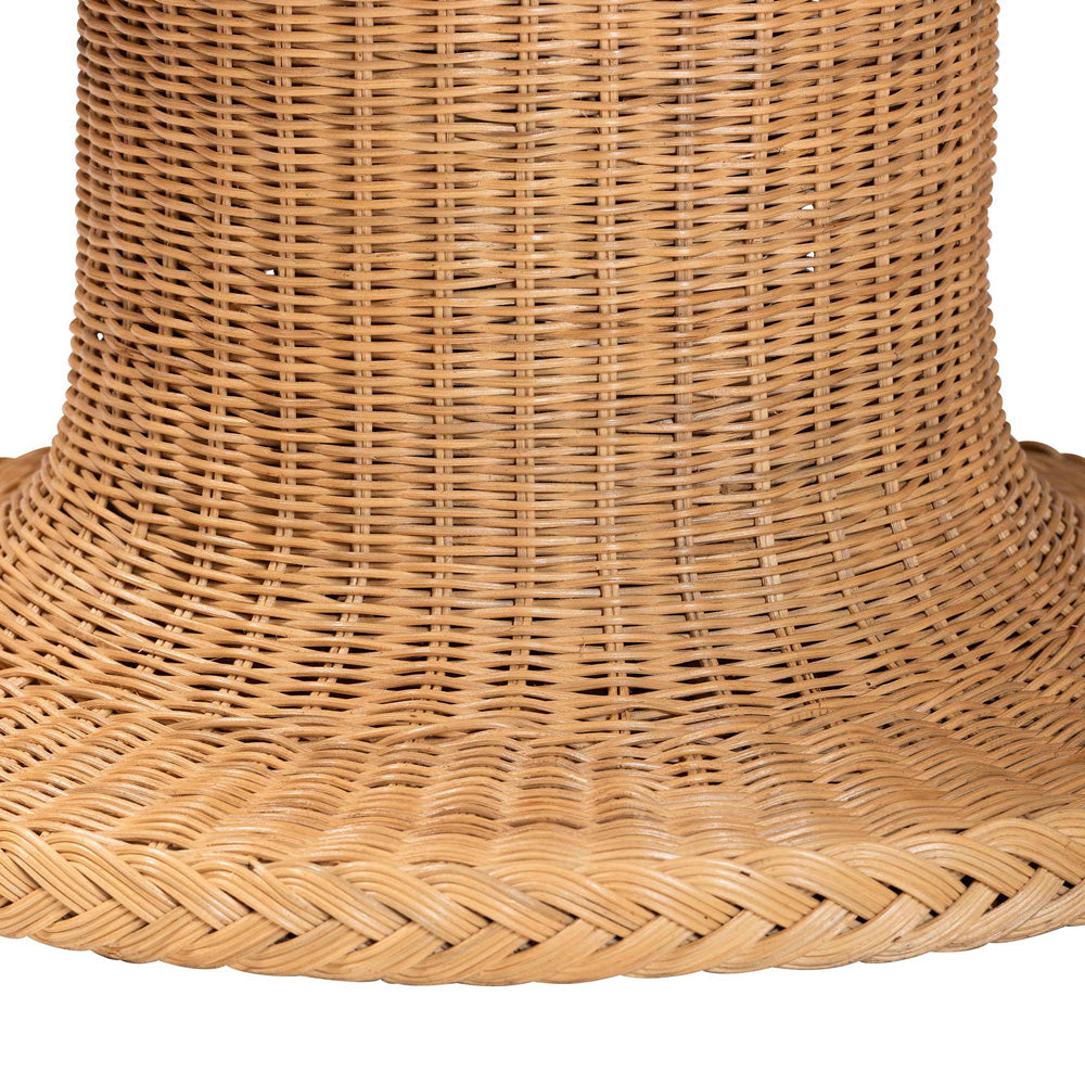 bali & pari - Farrow Dining Table in Light Honey - Braided-Light Honey Rattan-DT view 3