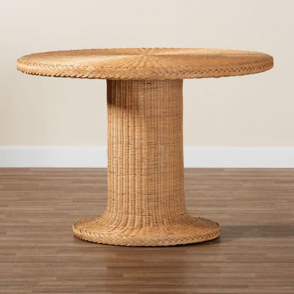 bali & pari - Farrow Dining Table in Light Honey - Braided-Light Honey Rattan-DT view 7