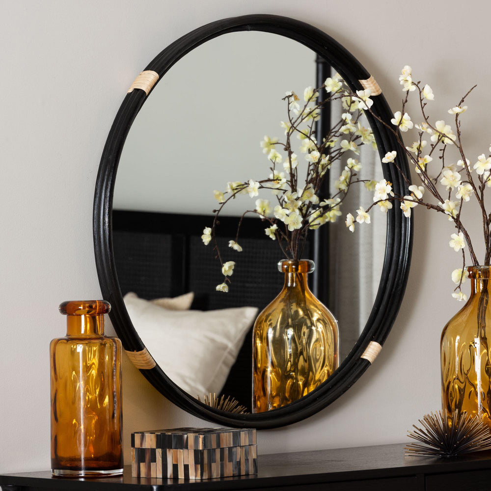 bali & pari - Fenicia Mirror in Black - F247-FT8-Mirror view 3