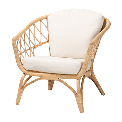 bali & pari - Feya Chair in White/Natural Brown - DC8030-Rattan-CC view 1