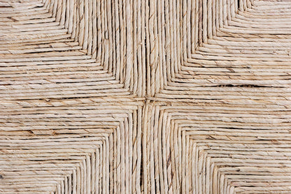 bali & pari  - Fika Dining Chair - Fika-Black Wood/Abaca White Weaving-DC view 5