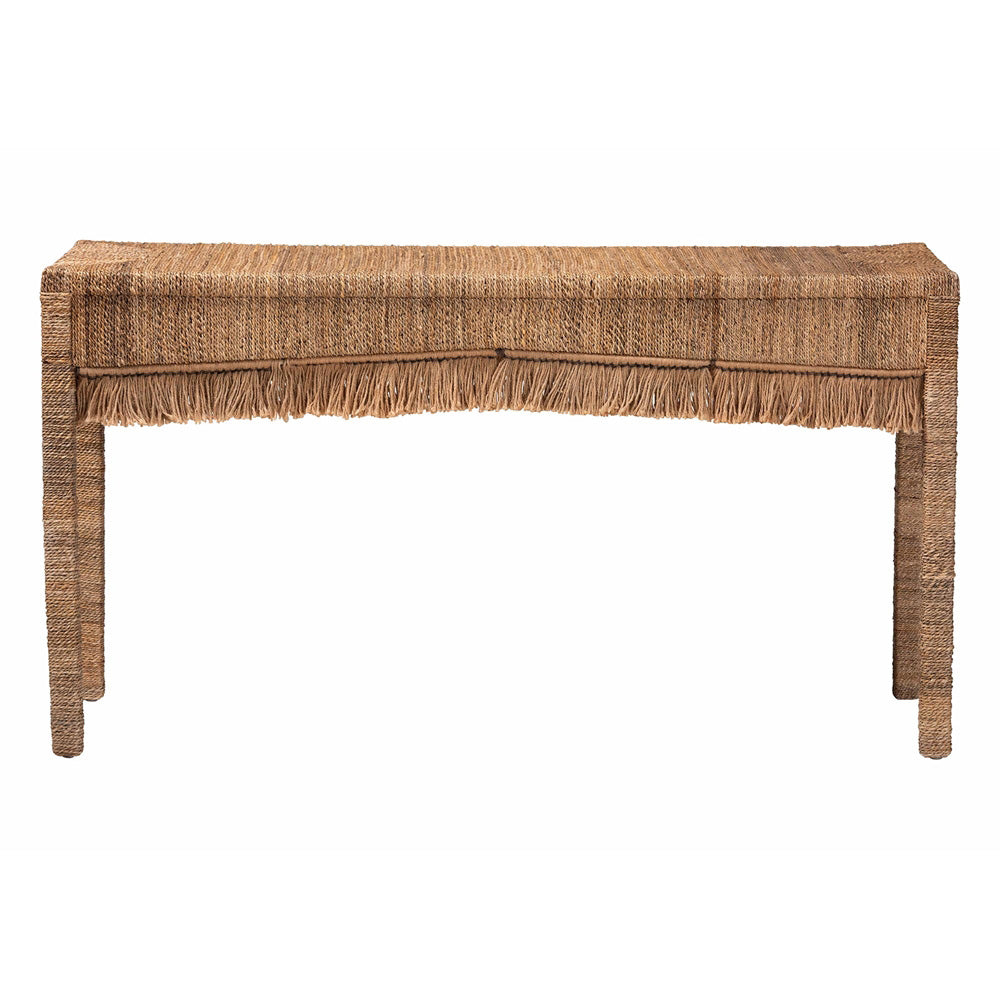 bali & pari - FionaConsole Table in Natural Brown - Fiona-Light Brown Wooden-Console Table view 2
