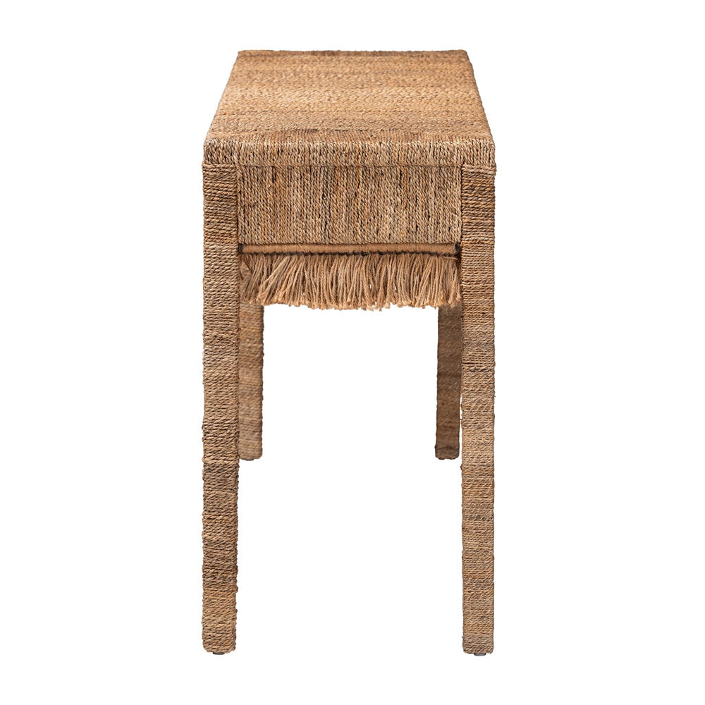 bali & pari - FionaConsole Table in Natural Brown - Fiona-Light Brown Wooden-Console Table view 3