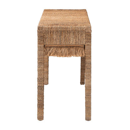 bali & pari - FionaConsole Table in Natural Brown - Fiona-Light Brown Wooden-Console Table view 3