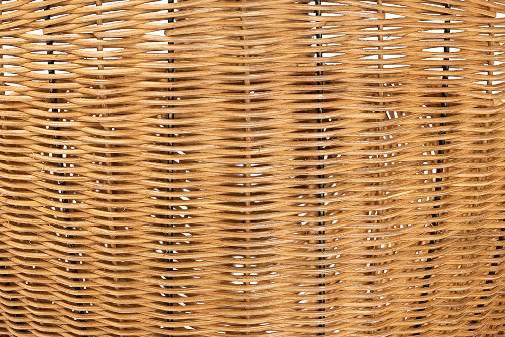 bali & pari - Florabel Basket - Flocks-Light Honey Rattan-Basket view 6