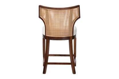 bali & pari - Franco Counter Stool - Franco-Light Brown-Rattan/Wood-CS view 5