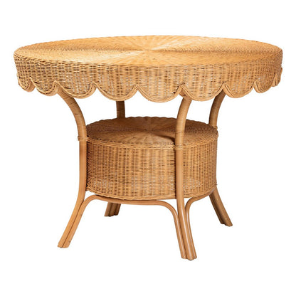 bali & pari - Frayne Dining Set in Light Honey - Aysi/Palm Short-3PC Dining Set view 4