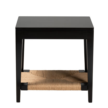bali & pari - Freya End Table in Black/Natural Brown - FIB1-End Table view 2