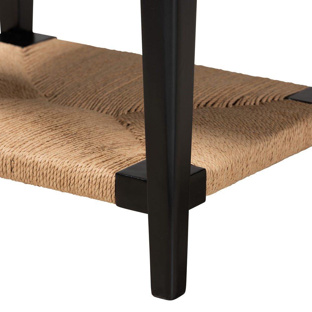 bali & pari - Freya End Table in Black/Natural Brown - FIB1-End Table view 4