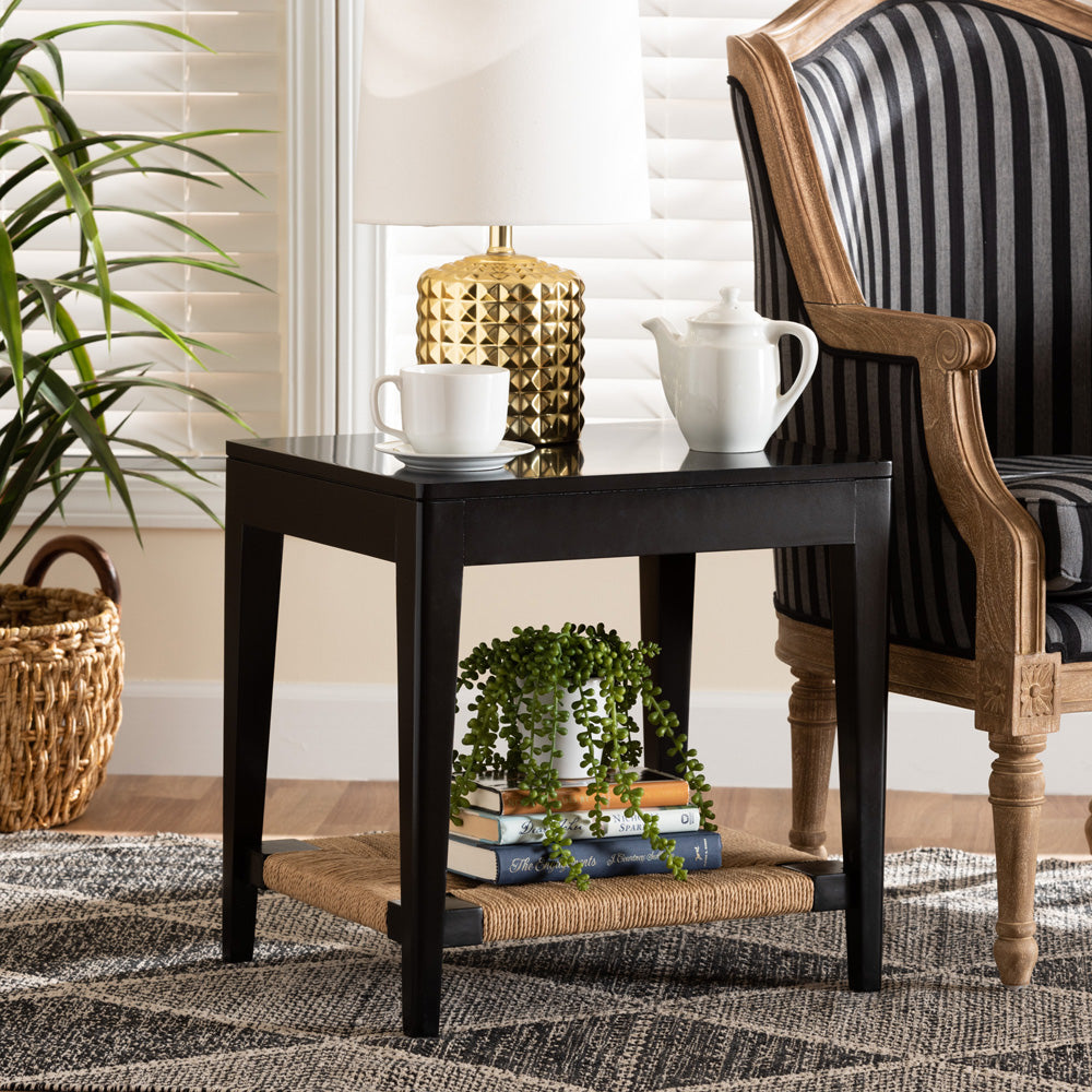 bali & pari - Freya End Table in Black/Natural Brown - FIB1-End Table view 6