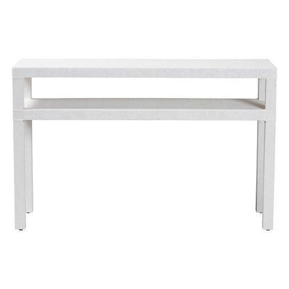 bali & pari  - Gale Console Table in White - Gale-White-Console Table view 2