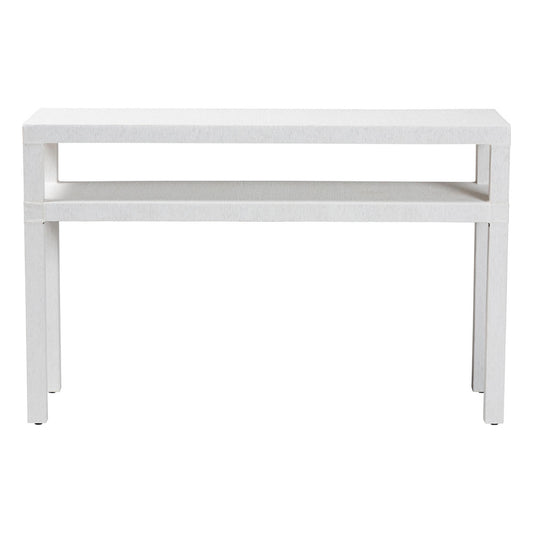 bali & pari  - Gale Console Table in White - Gale-White-Console Table view 2