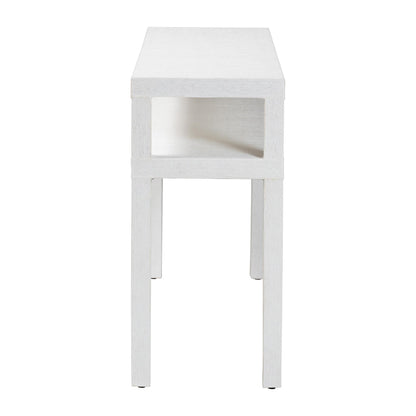 bali & pari  - Gale Console Table in White - Gale-White-Console Table view 3
