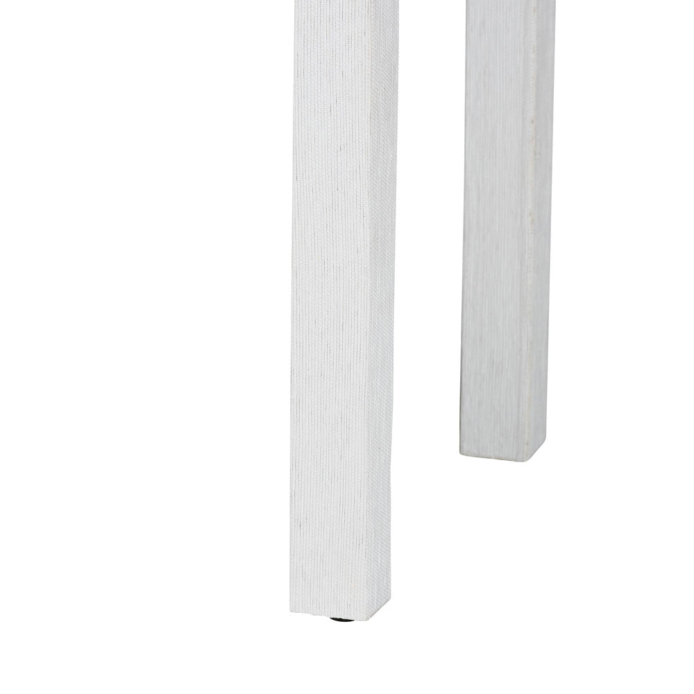 bali & pari  - Gale Console Table in White - Gale-White-Console Table view 4
