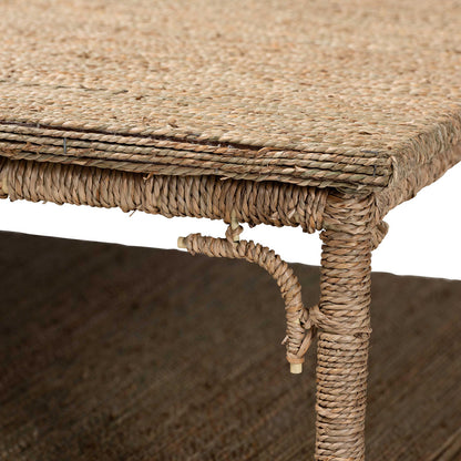 bali & pari - Ganit Coffee Table in Natural Brown - F248-FT5-Seagrass-Coffee Table view 3