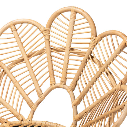 bali & pari - Garan Chair in Natural Brown/Black - Leaf-Rattan-CC view 5
