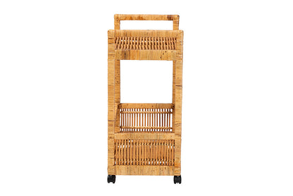 bali & pari - Genet Cart - DCWH10014-Rous-Natural Rattan-Cart view 3