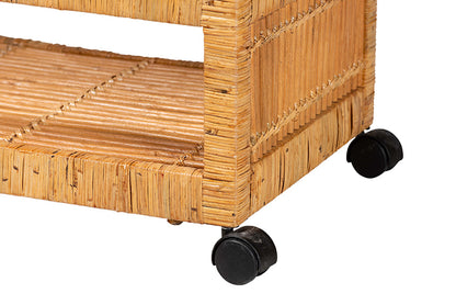 bali & pari - Genet Cart - DCWH10014-Rous-Natural Rattan-Cart view 4