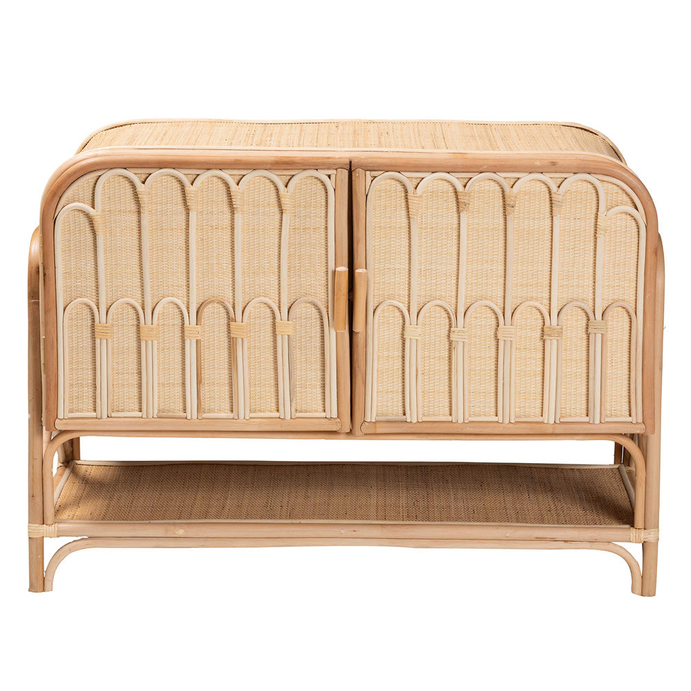 bali & pari - Gitano Storage Cabinet in Natural - WS085-B-Natural Rattan-Cabinet view 3