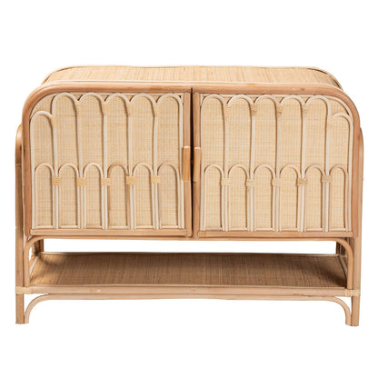 bali & pari - Gitano Storage Cabinet in Natural - WS085-B-Natural Rattan-Cabinet view 3