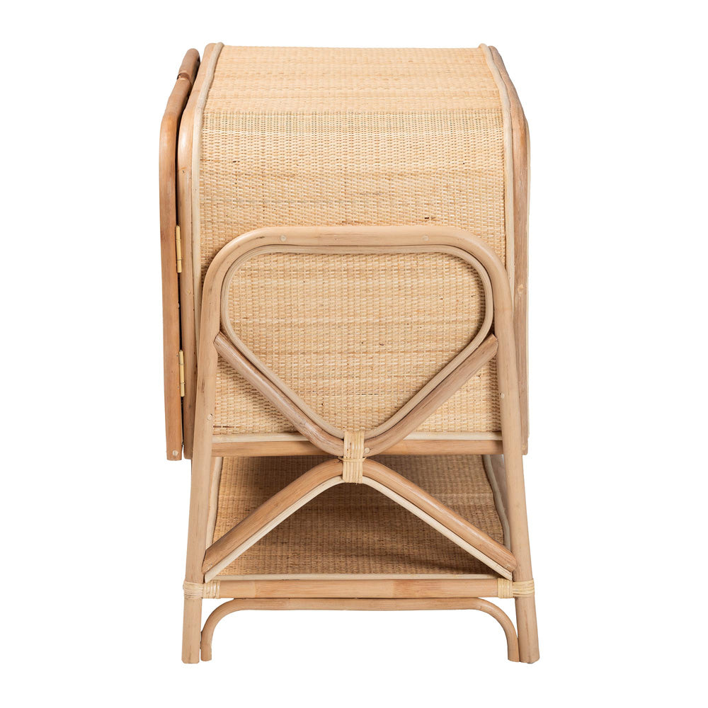 bali & pari - Gitano Storage Cabinet in Natural - WS085-B-Natural Rattan-Cabinet view 4