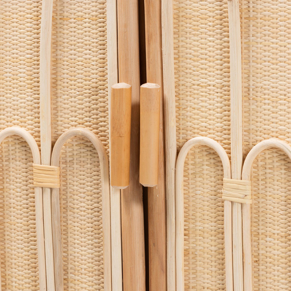 bali & pari - Gitano Storage Cabinet in Natural - WS085-B-Natural Rattan-Cabinet view 5