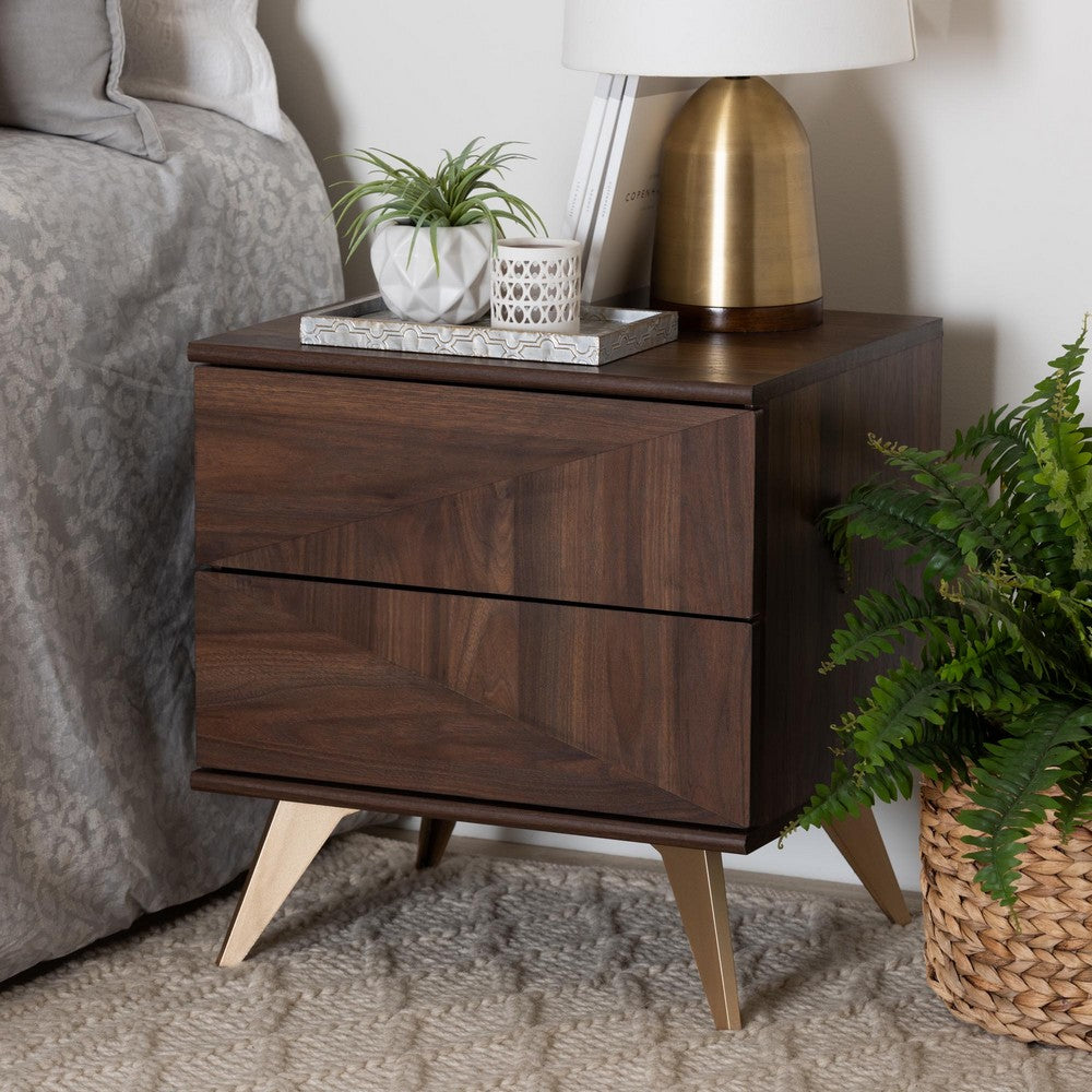 bali & pari - Graceland Nightstand in Walnut Brown/Gold - LV45ST4524WI-CLB-NS view 8