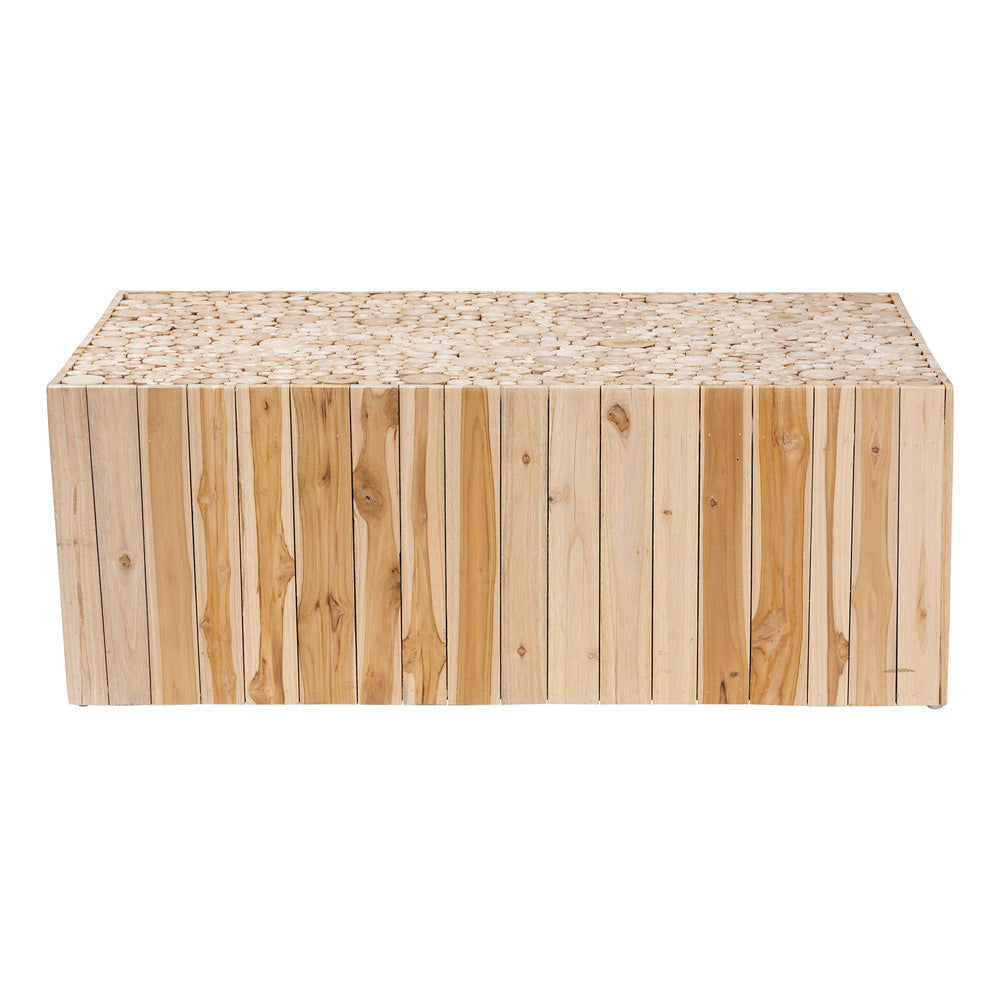 bali & pari - Grayson Coffee Table in Natural - Grayson-Wooden-CT view 2