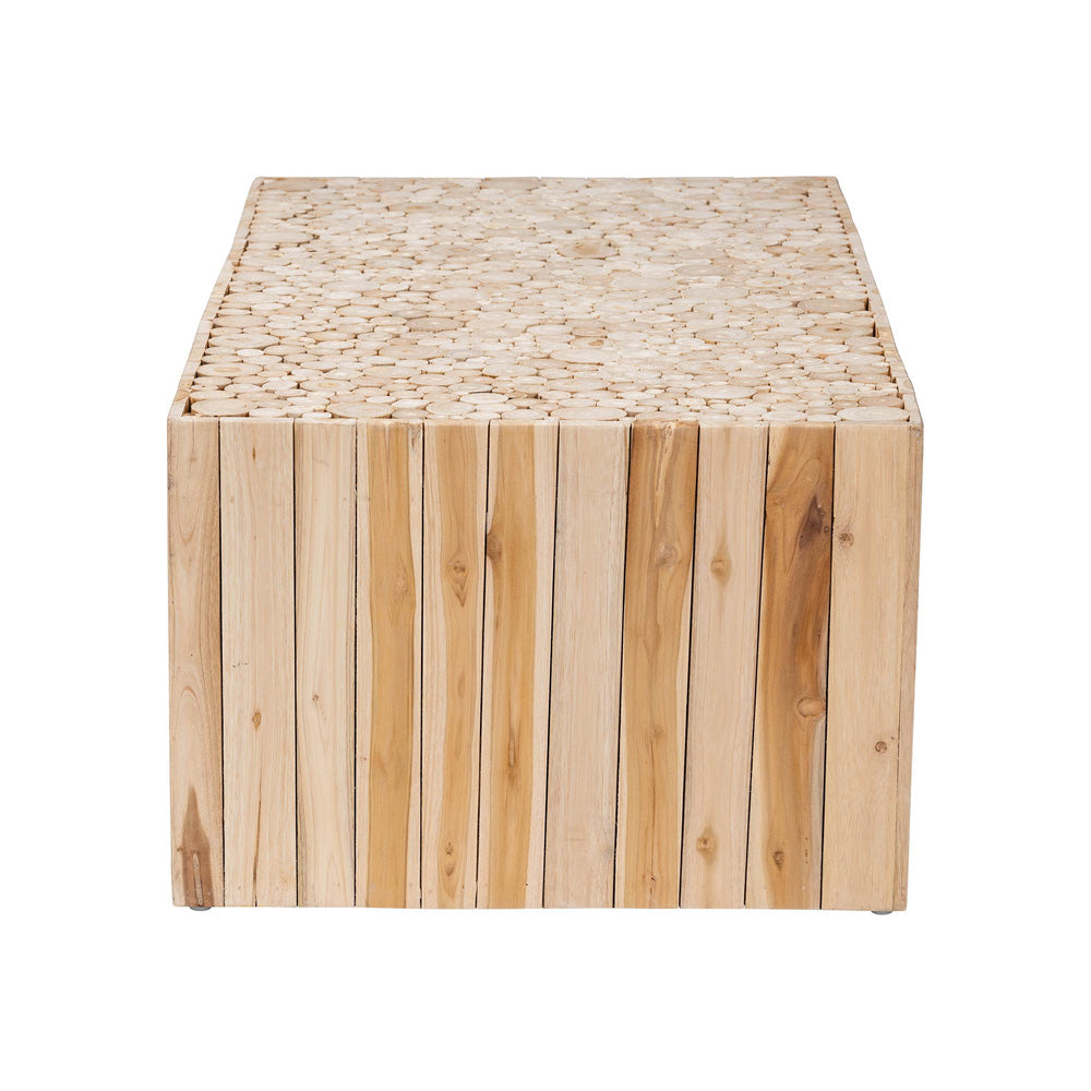 bali & pari - Grayson Coffee Table in Natural - Grayson-Wooden-CT view 3
