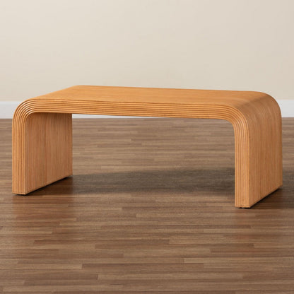 bali & pari - Guevara Coffee Table in Light Honey - Waterfall-Light Honey-Rattan-CT view 7