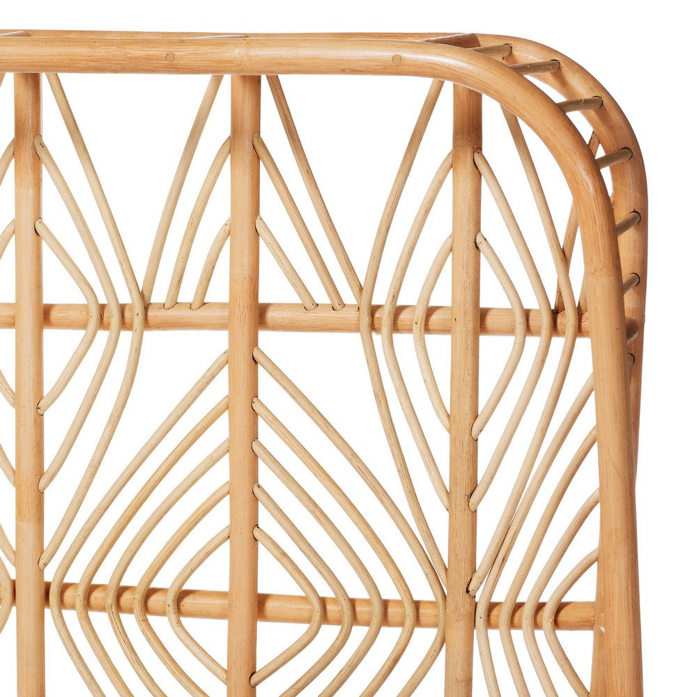 bali & pari - Hadley Queen Size Bed Frame in Natural - Hadley-Natural/Rattan-Queen view 6