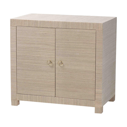 bali & pari  - Halen Storage Cabinet in Beige - Halen-Beige-Cabinet view 1