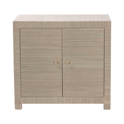 bali & pari  - Halen Storage Cabinet in Beige - Halen-Beige-Cabinet view 3