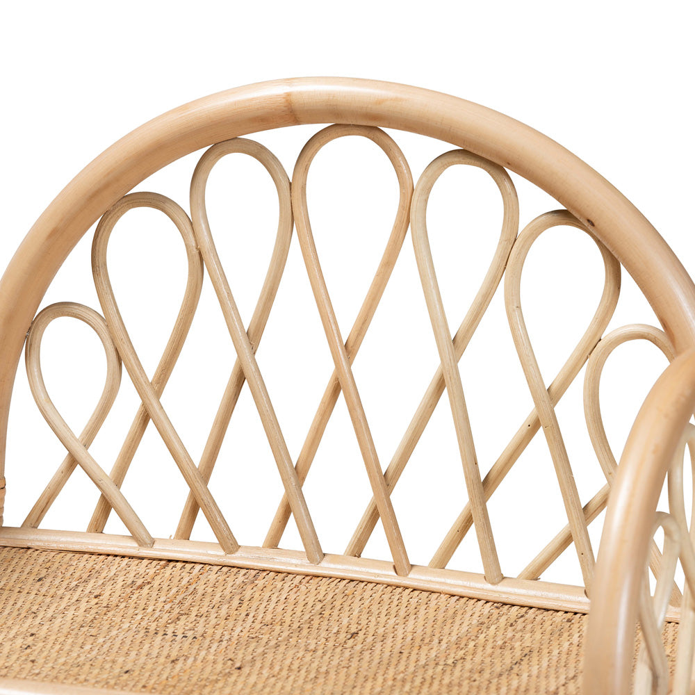 bali & pari - Hammond Shelving Unit in Natural Brown - RBS016-Rattan-Shelf view 4