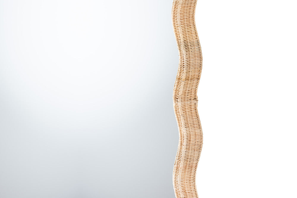 bali & pari - Hasana Mirror - WS242-Natural-Rattan-Mirror view 3