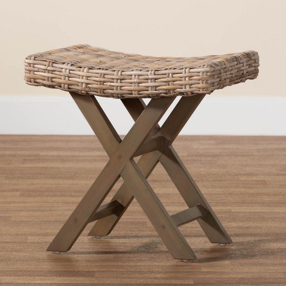 bali & pari - Hayate Footstool in Kubu Grey/Rustic Taupe - MD-36092/Bunnik-Grey Natural-Stool view 7
