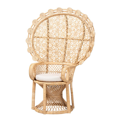 bali & pari - Hecate Chair in Natural Brown - WS043-Natural Rattan-CC view 1