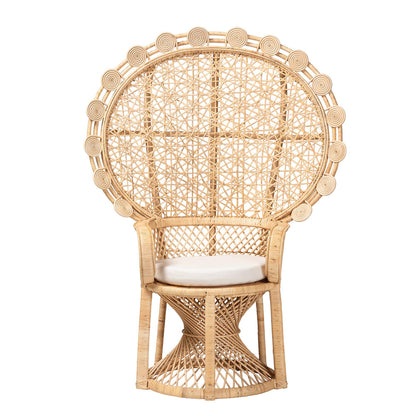 bali & pari - Hecate Chair in Natural Brown - WS043-Natural Rattan-CC view 2