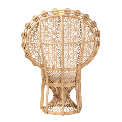 bali & pari - Hecate Chair in Natural Brown - WS043-Natural Rattan-CC view 4