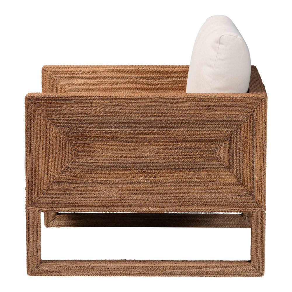 bali & pari - Helina Arm Chair in Bleached Light Brown - Helina-Bleached Light Brown-CC view 3